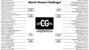 March Fitness Challenge