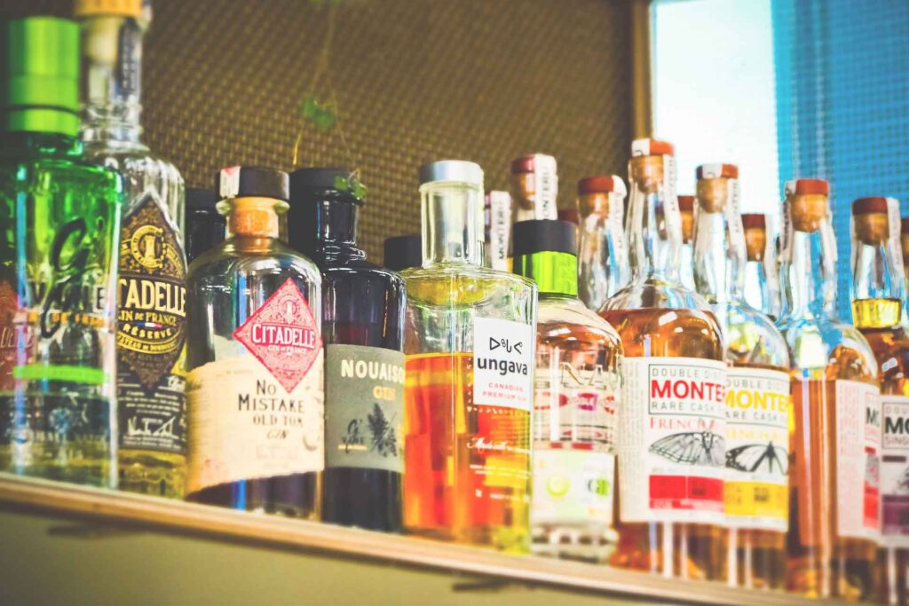 A Shelf Full of Liquor