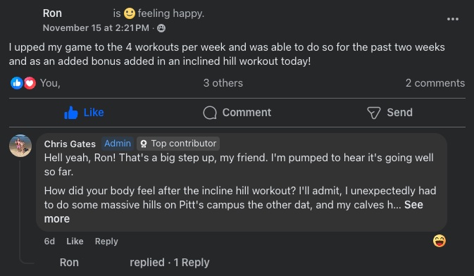 Training Camp Community Post
